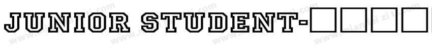 junior student字体转换